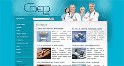 Desktop Screenshot of gepclinic.cz